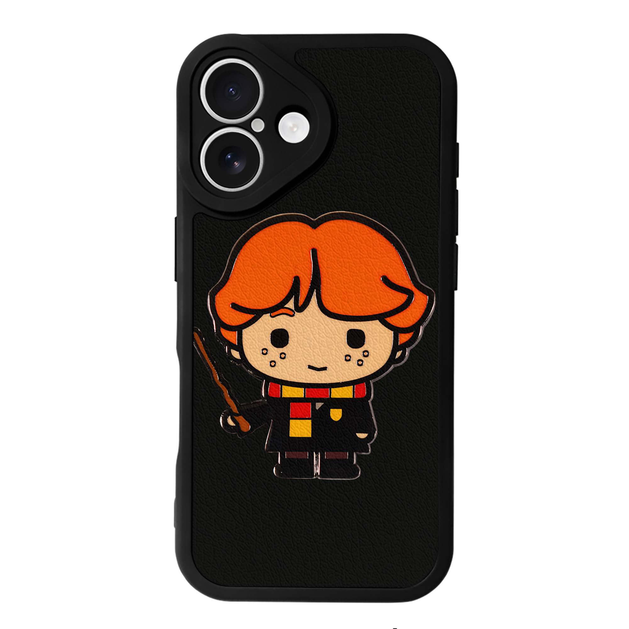 （画像用） Harry Potter ハリー・ポッターシリーズ 【iPhone 16シリーズ対応】シリコンスマホケース（レザー調） 材質：シリコン